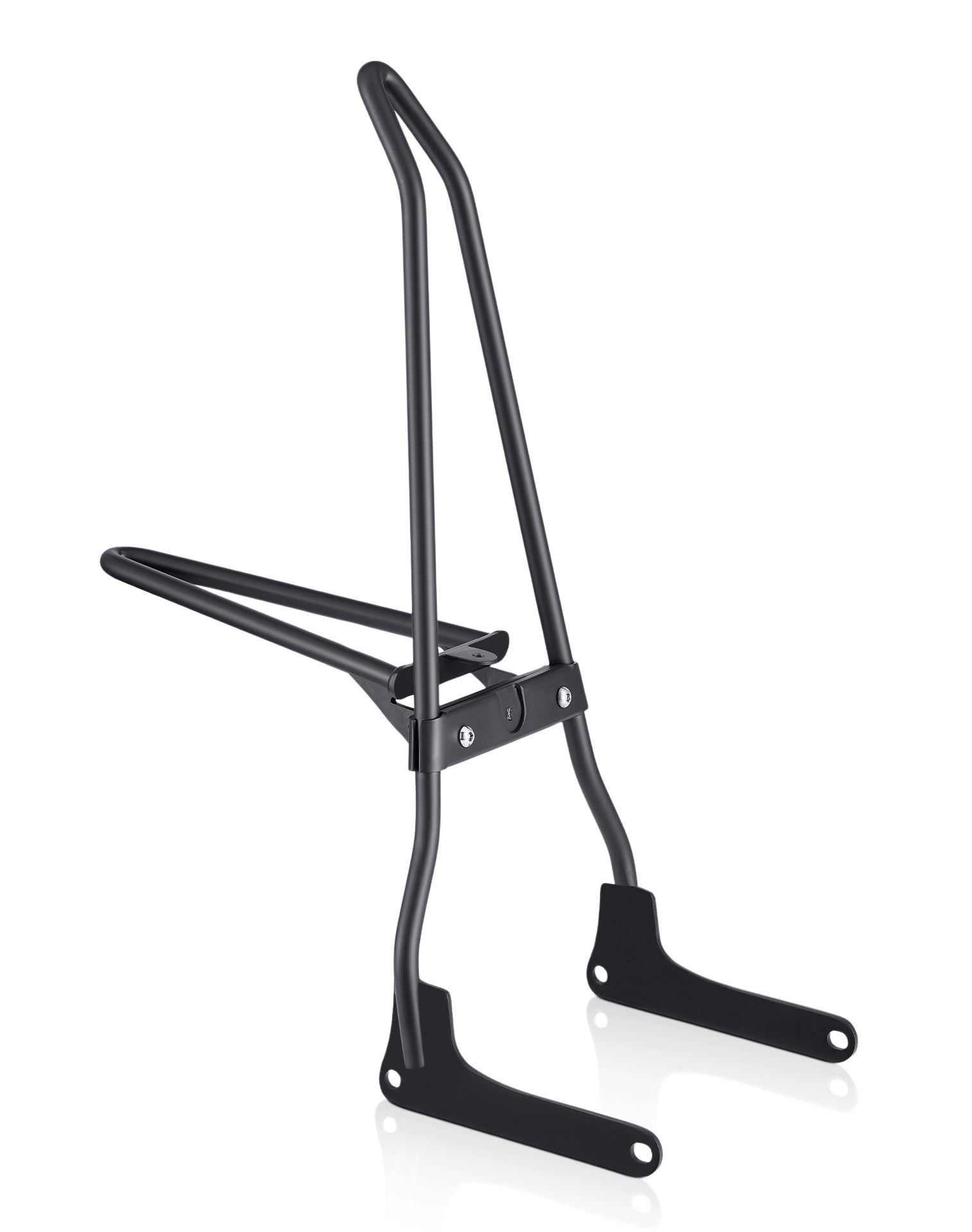 Iron Born Blade 25" Sissy Bar with Foldable Luggage Rack for Harley Softail Low Rider S FXLRS Matte Black Main View