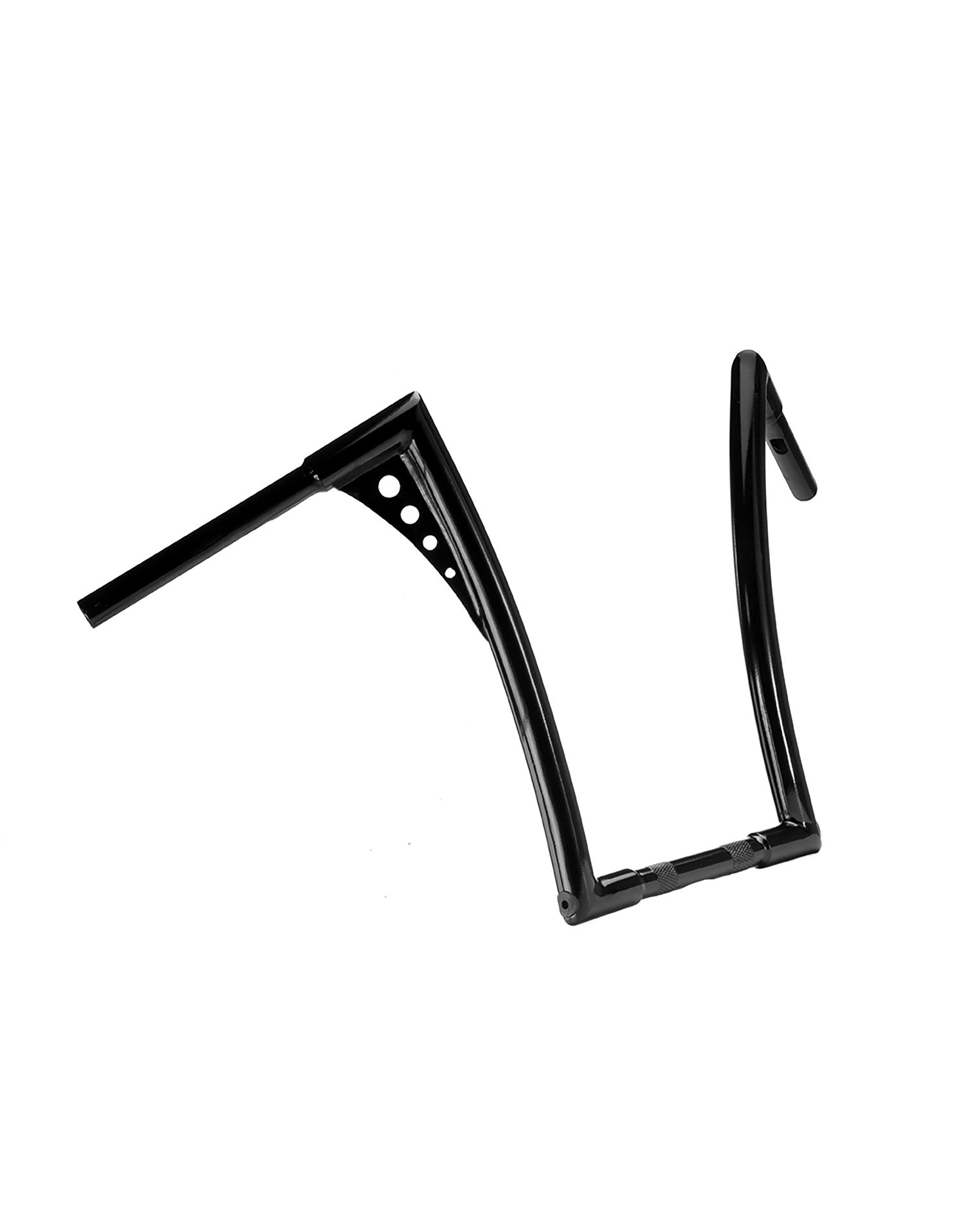 Viking Iron Born 12" Handlebar For Harley Dyna Fat Bob FXDF Gloss Black Main view