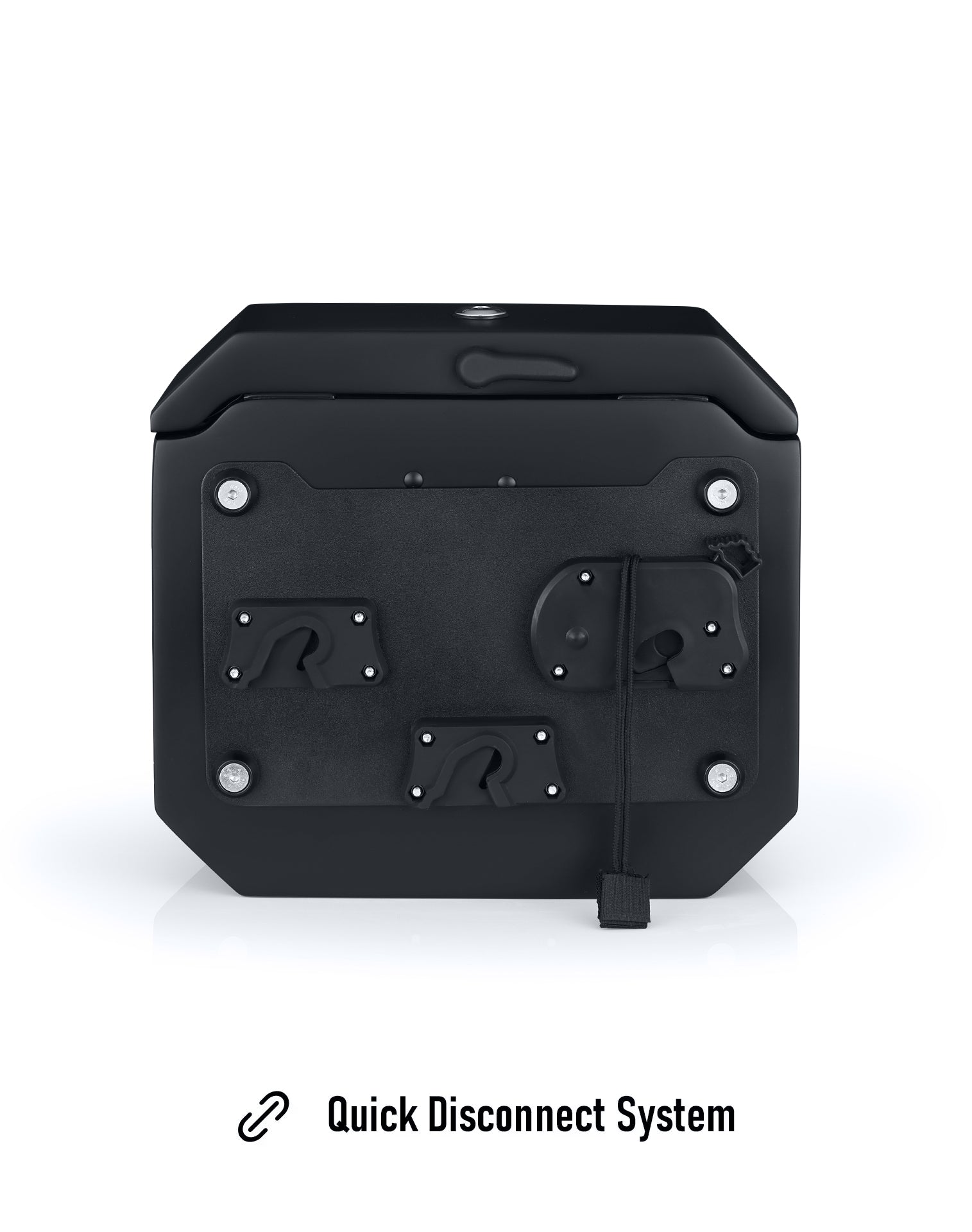 10L - Outlaw Quick Mount Small Harley Softail Low Rider S FXLRS Matte Hard Solo Saddlebag (Left Only) Quick Disconnect System