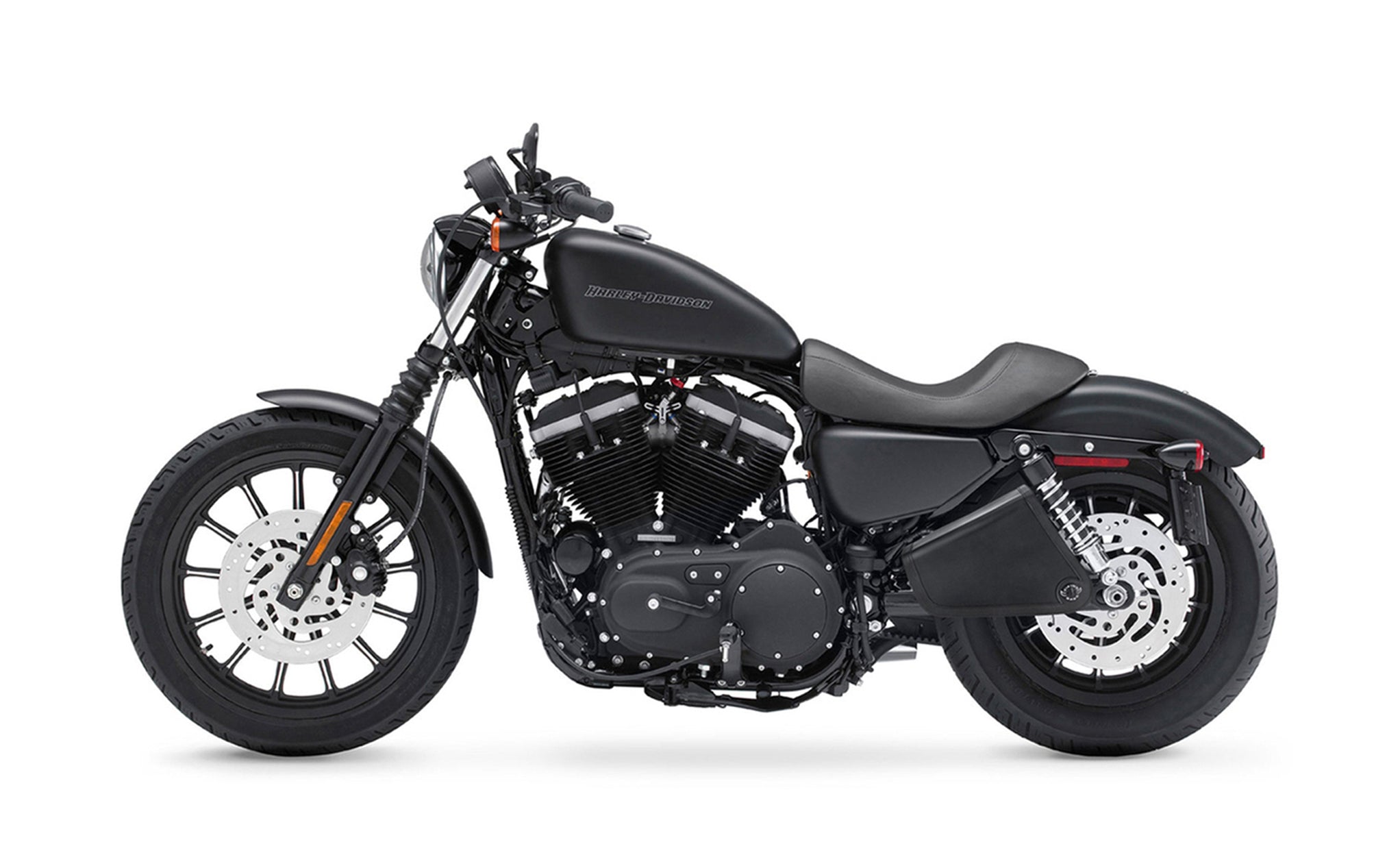 4L - Sprinter Harley Sportster Motorcycle Swing Arm Bag Bag on Bike View @expand