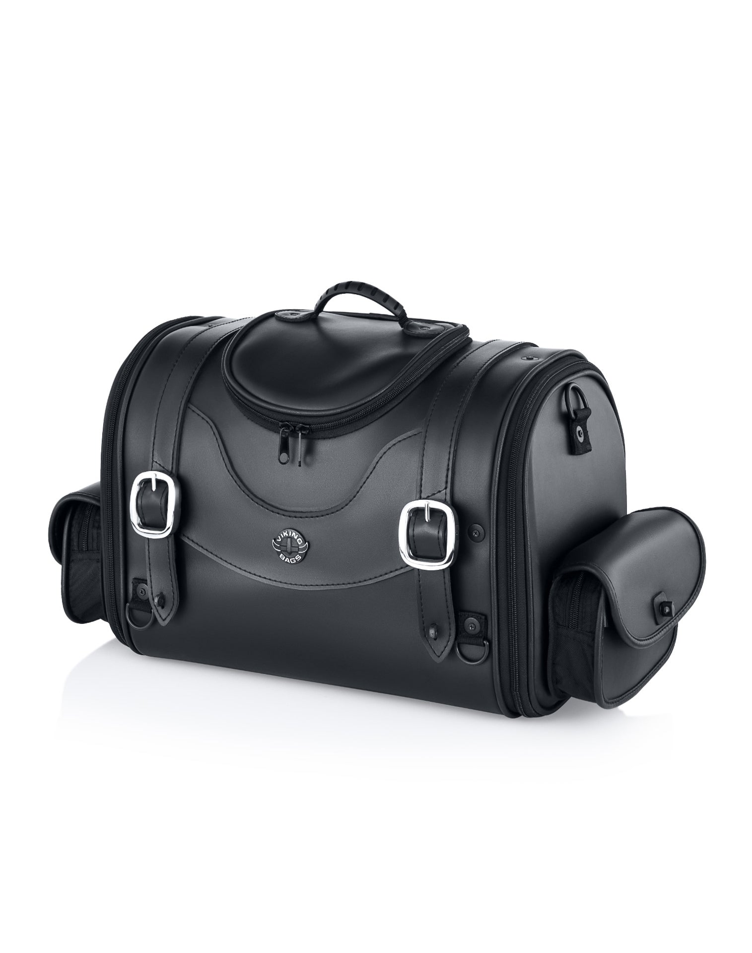 41L - Century XL Leather Motorcycle Trunk Bag Main View