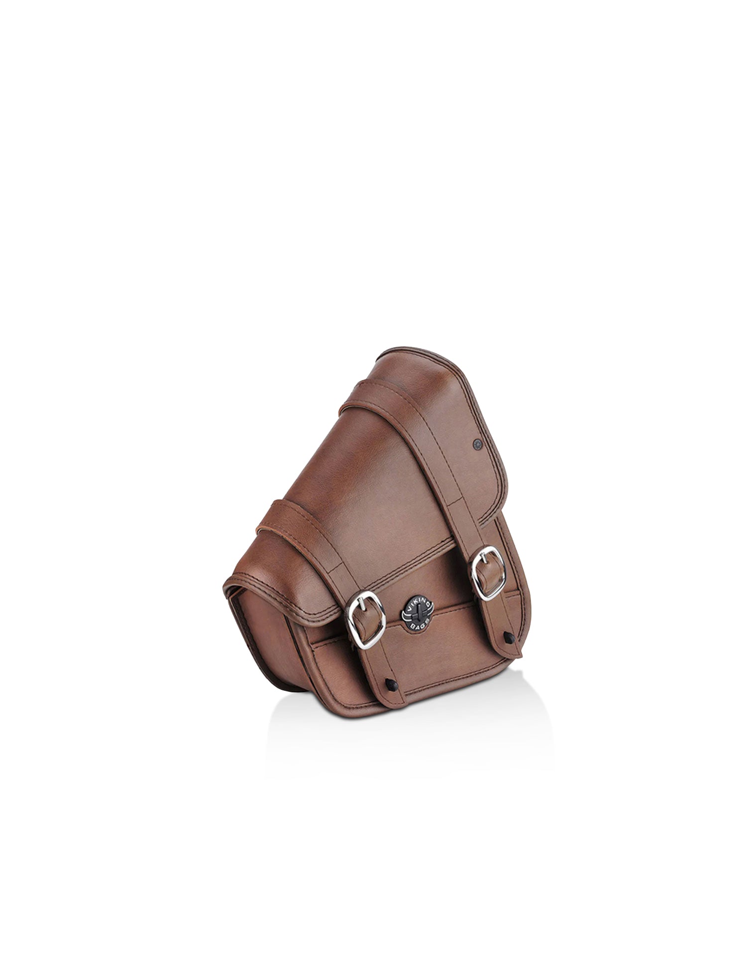 4L - Crafted Brown Harley Sportster Specific Motorcycle Swing Arm Bag Main View