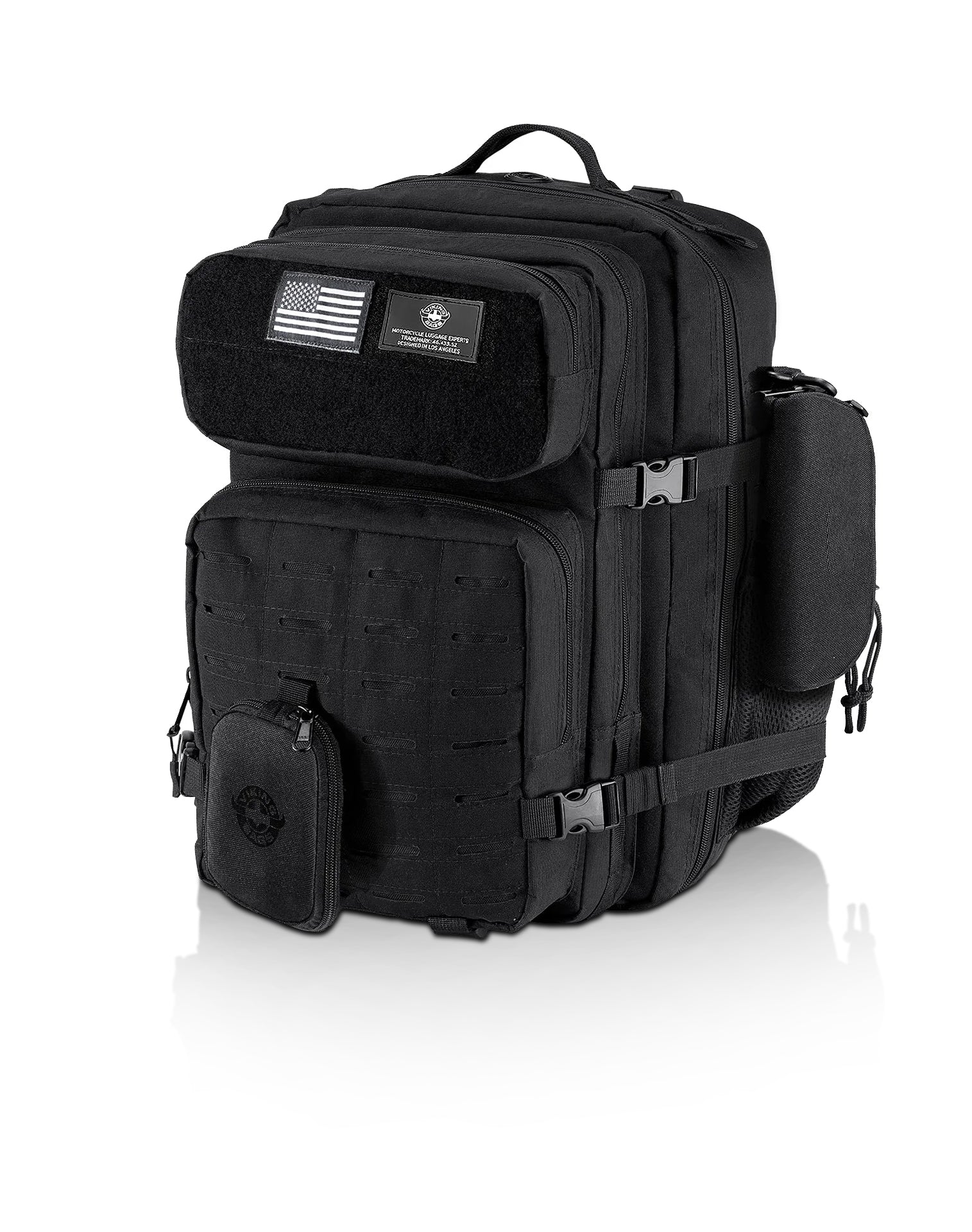 45L - Tactical XL Motorcycle Sissy Bar Backpack Main View