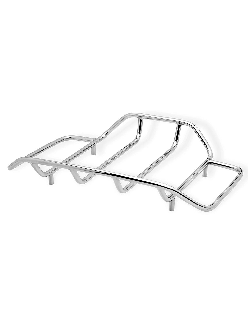 Viking Voyage Tour Pack Luggage Rack for Harley Touring Chrome Main View