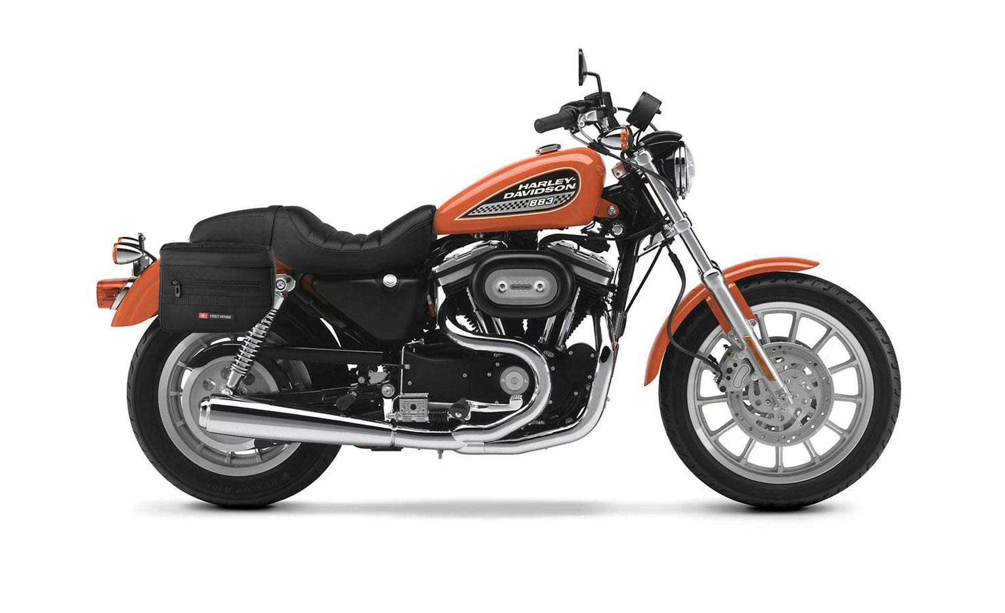 8L - Patriot Small Universal Motorcycle Throw Over Saddlebags Bag on Bike @expand