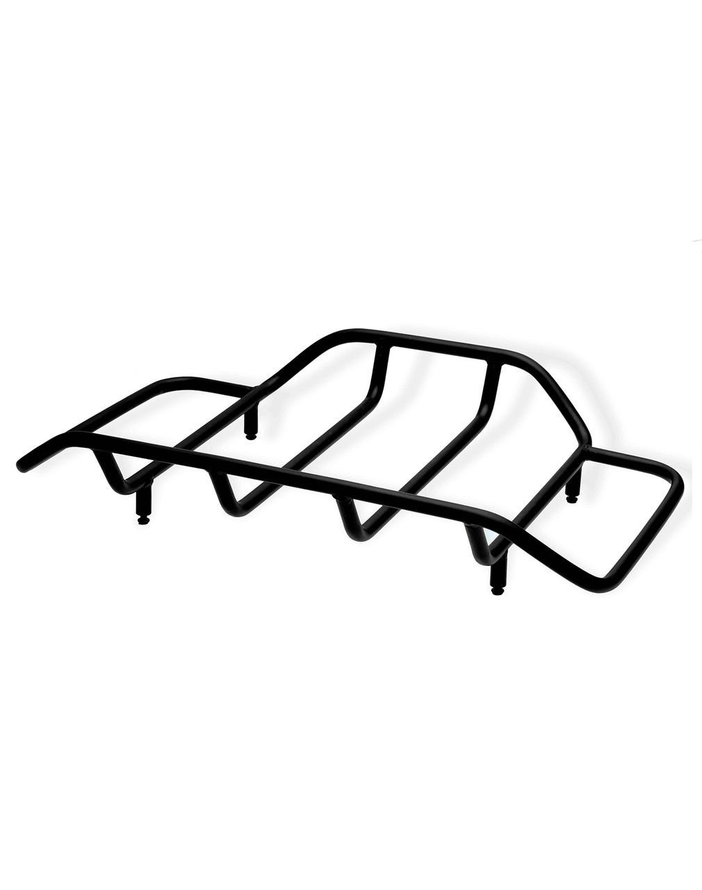 Viking Voyage Tour Pack Luggage Rack for Harley Touring Matte Black Main view