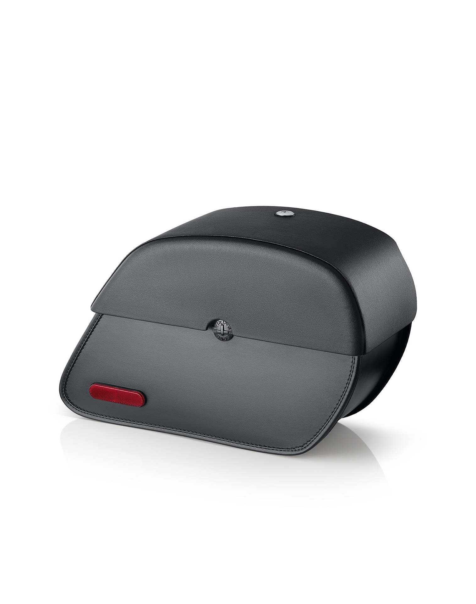 26L - Panzer Large Shock Cutout Leather Saddlebags for Harley Sportster 883 Iron XL883N Main View