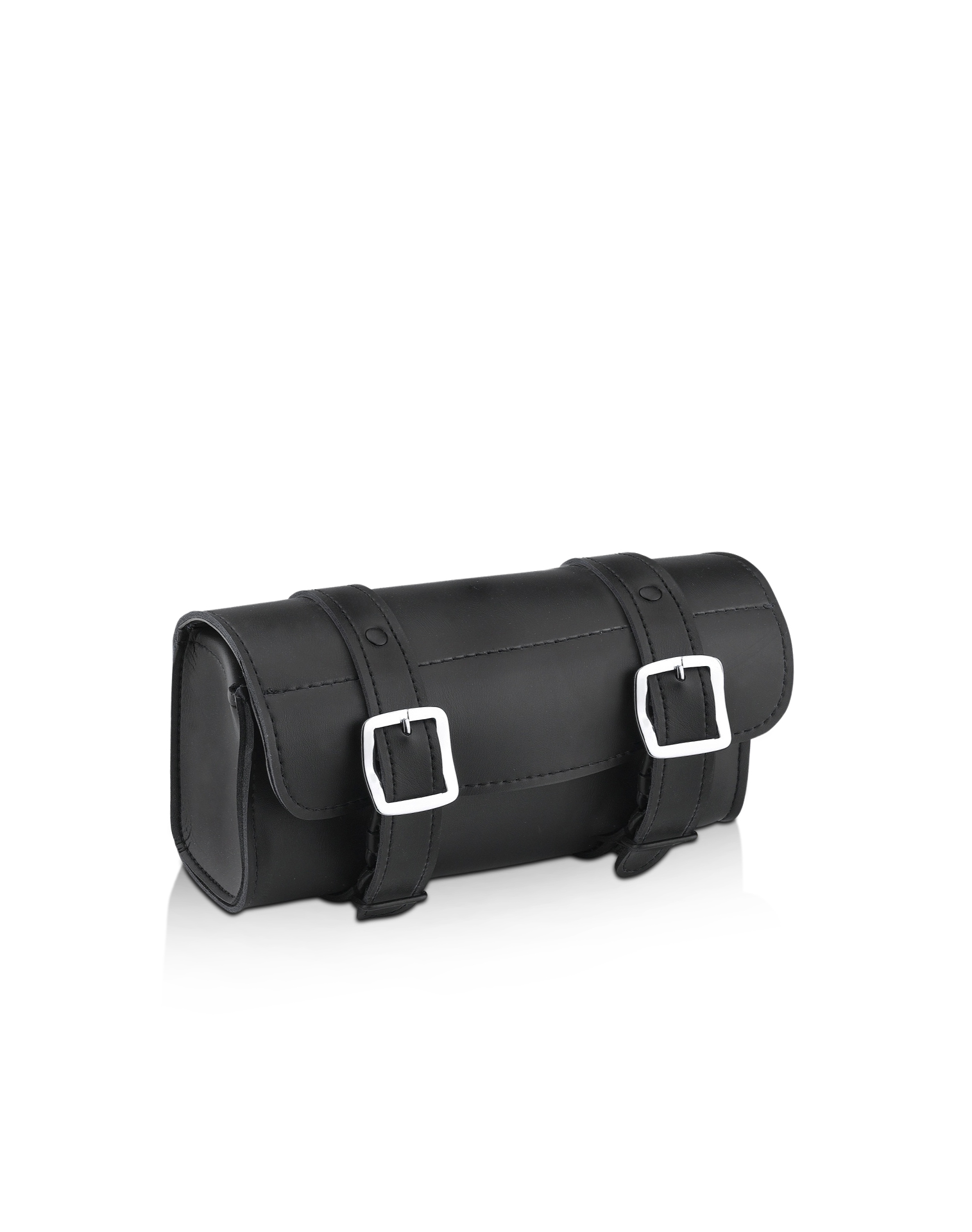 2L - Armor Plain Leather Motorcycle Handlebar Bag Main View