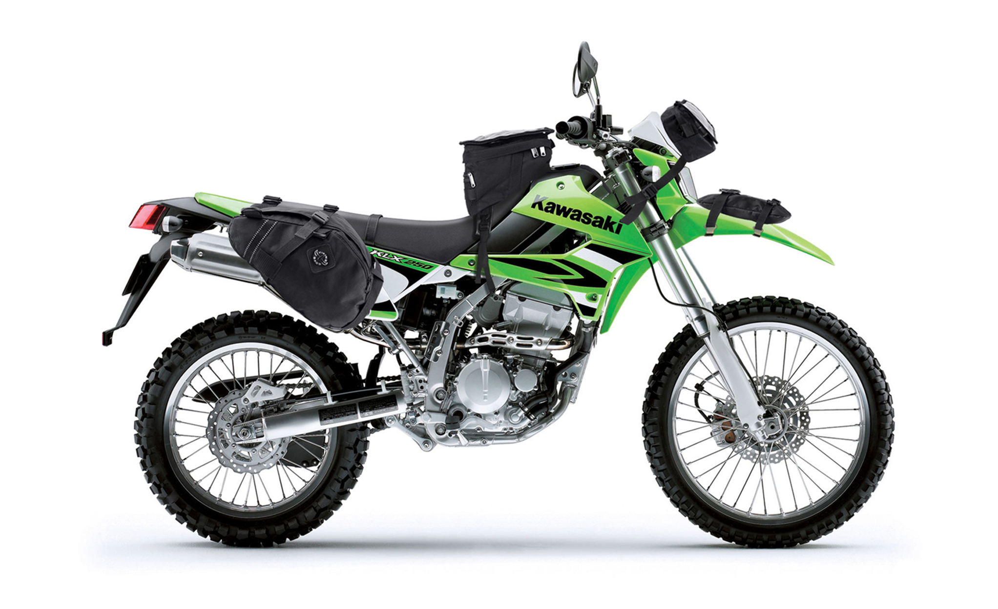 Viking Dirtman Small Dirt Bike/Enduro Fender Bag Black Bag on Bike View @expand