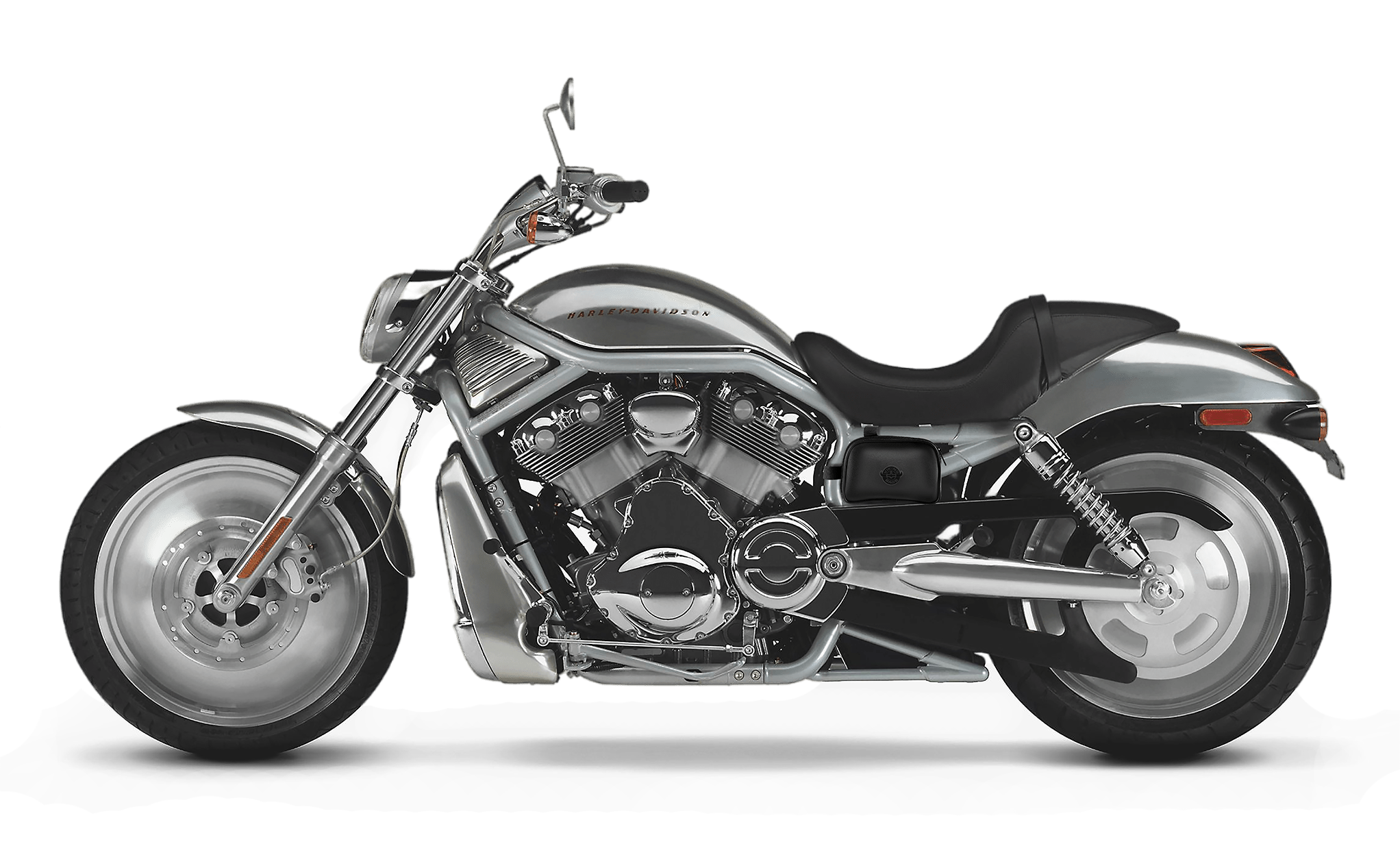 1L - Harley V-ROD Motorcycle Frame Bag on Bike View @expand